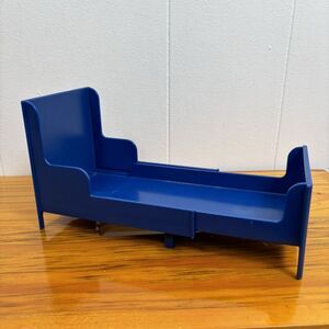 Ikea‎ Huset Doll Blue Plastic Adjustable Bed Fits American Girl Mini & Barbie